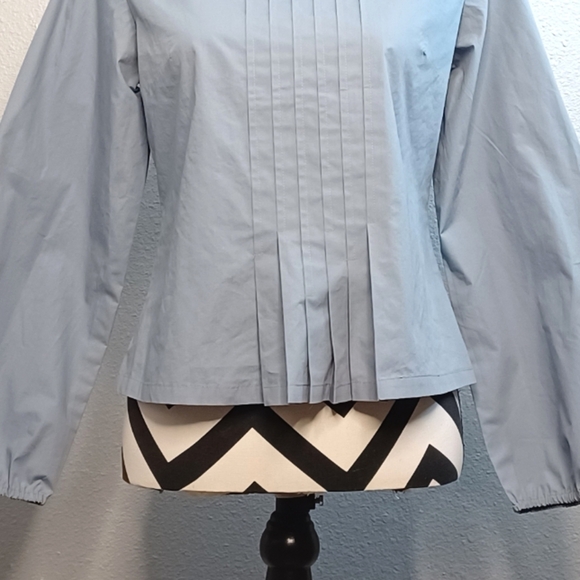 Cheap and Chic by Moschino Minimalist Pleated Front Blouse - Picture 4 of 16